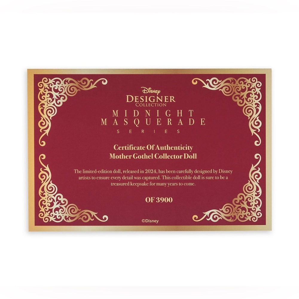 Disney Tangled Mother Gothel Limited Edition Designer Doll Masquerade,NWT - Picture 10 of 11
